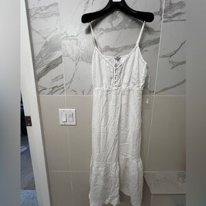 NWT Rails white linen dress